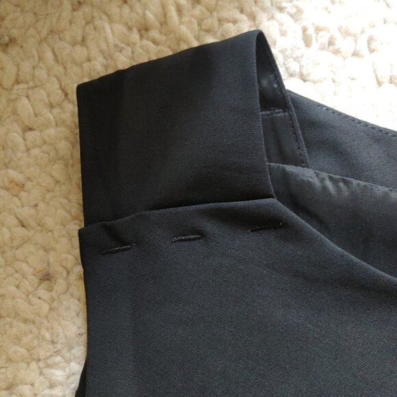 HUGO BOSS Daverla Dress Little Black Wool Career Professional Sheath Sleevless - Picture 4 of 12